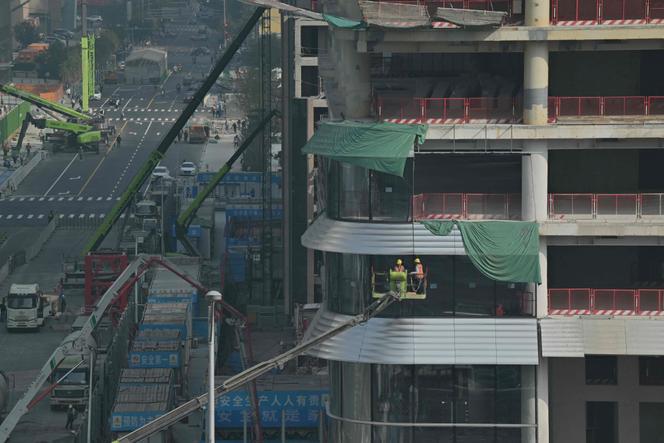 A construction site in Beijing, October 12, 2024.