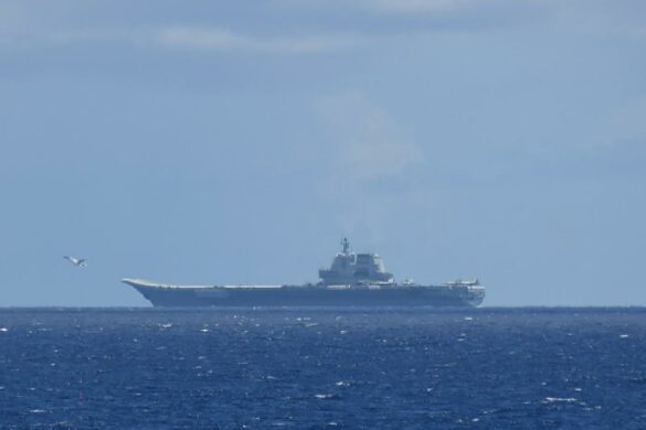 In the Taiwan Strait, an aircraft carrier deployed by China the day after new maneuvers