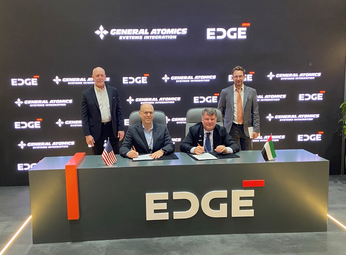 General Atomics signs an MOU with EPI on February 17, 2025 during IDEX.